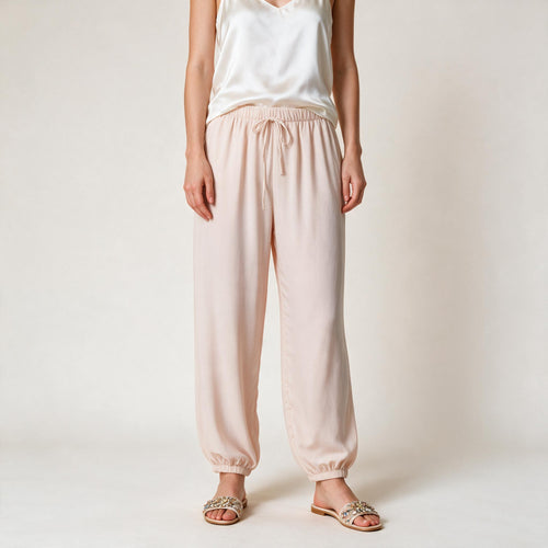 Cosy Balloon Trousers for Women - Beige Color, Size S