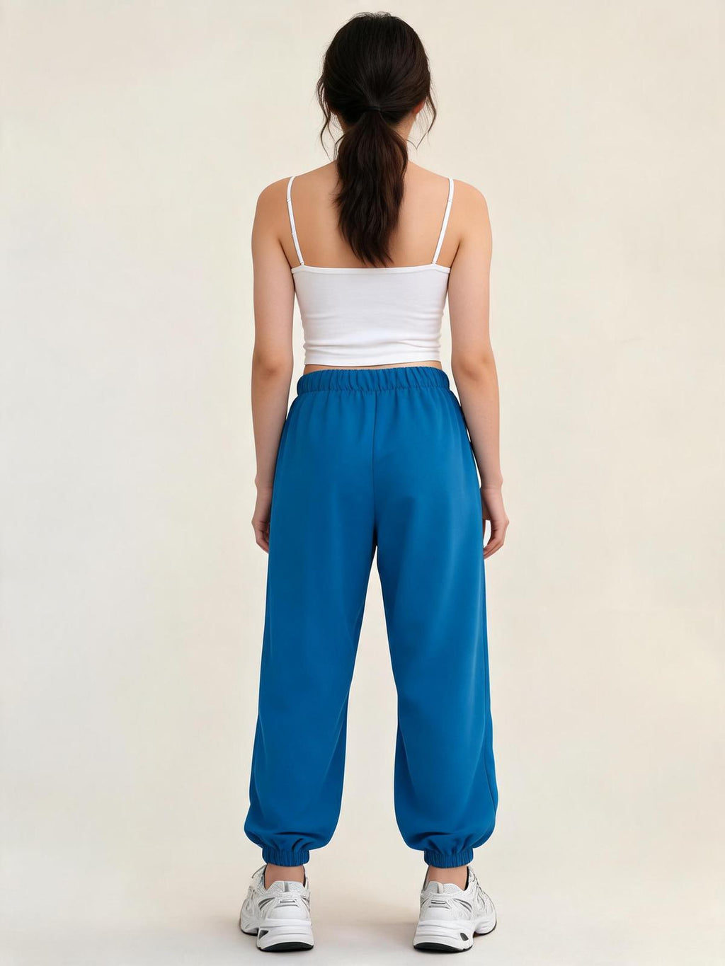 Blue Women’s Balloon Casual Comfortable Trousers