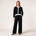 Women's Black Knit Cardigan